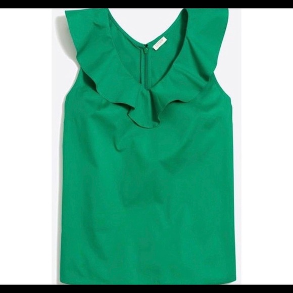 J. Crew Tops - JCrew ruffled tank